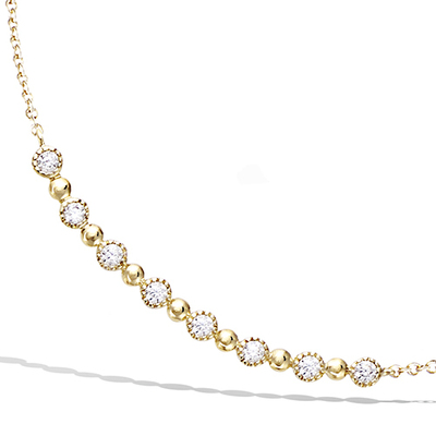 3 Microns Gold Plated Necklace 52EY0390CZ