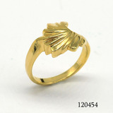 飄逸的絲巾造型鍍金18K包金戒指 法國浪漫設計生產超厚鍍金層銅底戒指