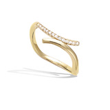 3 Microns Gold Plated Ring 12HU1020CZ