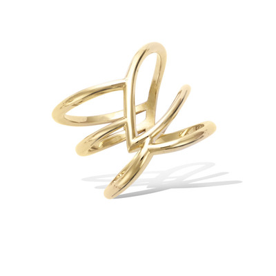 3 Microns Gold Plated Ring 12HU0290